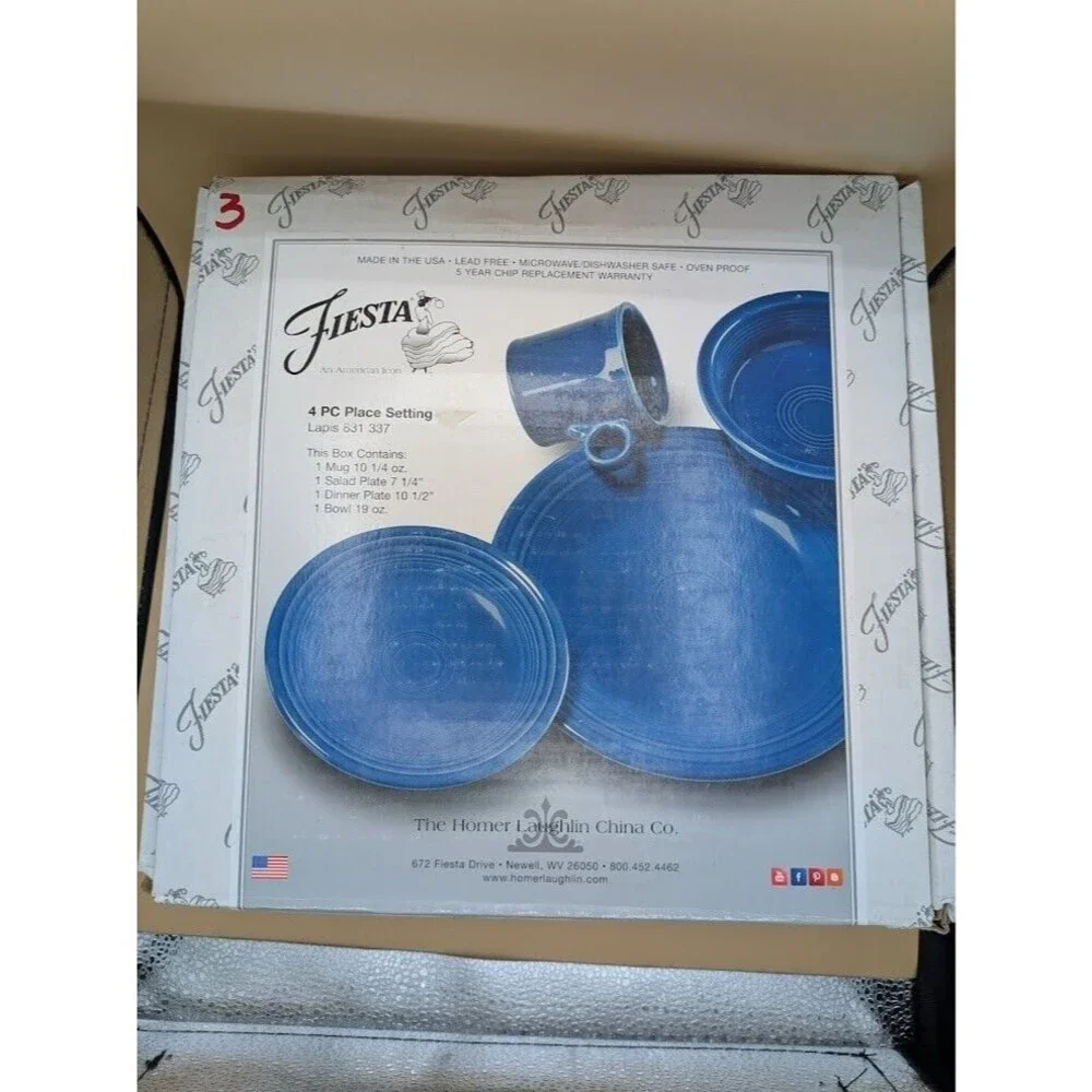 Fiesta 4 Piece Place Setting Lapis 831 337